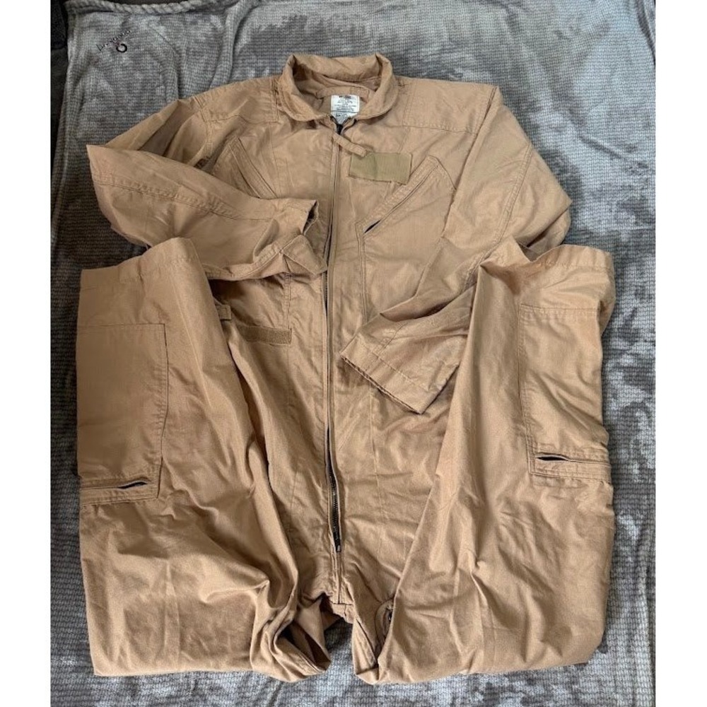 Propper International CWU-27/P Flyers Coveralls Desert Tan Size 44 Long Military